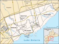 Toronto map